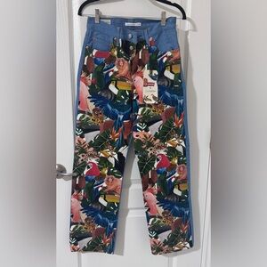 Farm Rio - Levi's Multicolor Jungle Print Jeans